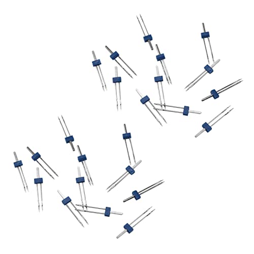 Giwnhvx 24 Stück Zwillingsnadeln, Doppel-Zwillingsnadeln mit Kunststoffbox für Nähmaschine, 3 Größen gemischt, 2,0 mm, 3,0 mm, 4,0 mm Giwnhvx 24 Stück Zwillingsnadeln, Doppel-Zwillingsnadeln mit Kunststoffbox für Nähmaschine, 3 Größen gemischt, 2,0 mm, 3,0 mm, 4,0 mm von Giwnhvx