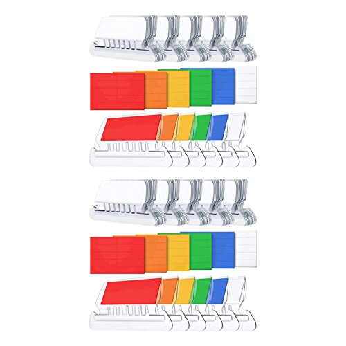 Giwnhvx 240 Sets Dokumenten-Registerkarten 5,1 cm Hängeregister und mehrfarbige Einlagen zur schnellen Identifizierung von Hängemappen Giwnhvx 240 Sets Dokumenten-Registerkarten 5,1 cm Hängeregister und mehrfarbige Einlagen zur schnellen Identifizierung von Hängemappen von Giwnhvx