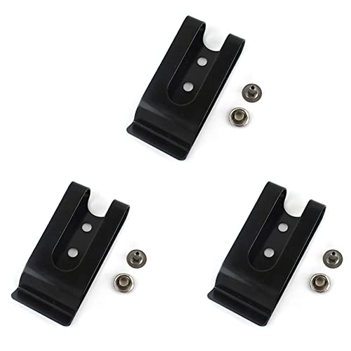 Giwnhvx 30 Stück 56 x 25 mm Doppellöcher, Metall-Federgürtel-Clip, Schnallen, Zubehör mit 8 mm Kappen-Schrauben, 30 Stück Giwnhvx 30 Stück 56 x 25 mm Doppellöcher, Metall-Federgürtel-Clip, Schnallen, Zubehör mit 8 mm Kappen-Schrauben, 30 Stück von Giwnhvx