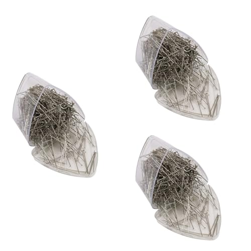 Giwnhvx 3000 Stück Edelstahlnadeln, Hemd, Seide, Satin, Quilt-Applikation, Nähnadel, 31 mm Giwnhvx 3000 Stück Edelstahlnadeln, Hemd, Seide, Satin, Quilt-Applikation, Nähnadel, 31 mm von Giwnhvx