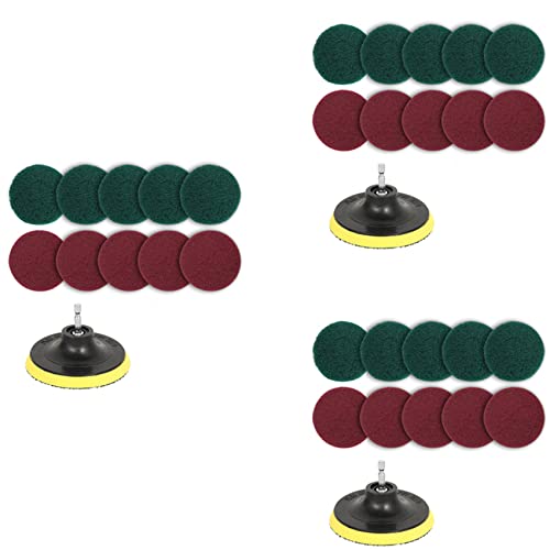 Giwnhvx 33-teiliges Power-Schrubber-Bürsten-Set, Polierpad für Bohrmaschinen, Fliesenschrubber, Scheuerschwämme, Reinigungswerkzeug Giwnhvx 33-teiliges Power-Schrubber-Bürsten-Set, Polierpad für Bohrmaschinen, Fliesenschrubber, Scheuerschwämme, Reinigungswerkzeug von Giwnhvx