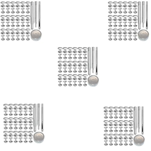 Giwnhvx 360 Stück 15 mm Edelstahl-Druckknöpfe für Boote, Segeltuch, mit Stanz-Set, Werkzeug-Set, Silber Giwnhvx 360 Stück 15 mm Edelstahl-Druckknöpfe für Boote, Segeltuch, mit Stanz-Set, Werkzeug-Set, Silber von Giwnhvx