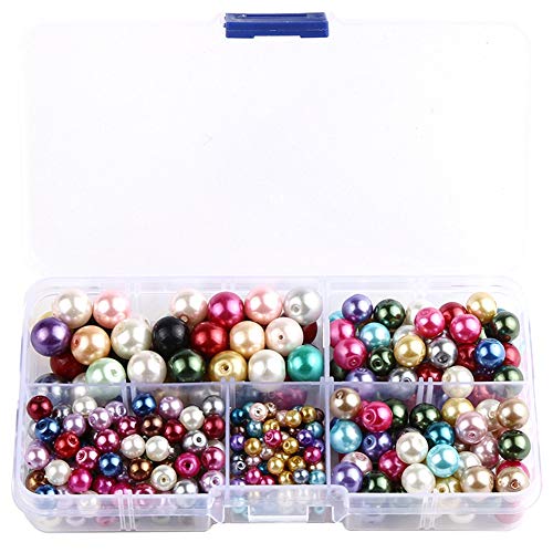 Giwnhvx 4–10 mm Kunstperlen, gemischte Farben, Streuperlen, Kombination, Box, Kunstperlen, Schmuckzubehör Giwnhvx 4–10 mm Kunstperlen, gemischte Farben, Streuperlen, Kombination, Box, Kunstperlen, Schmuckzubehör von Giwnhvx