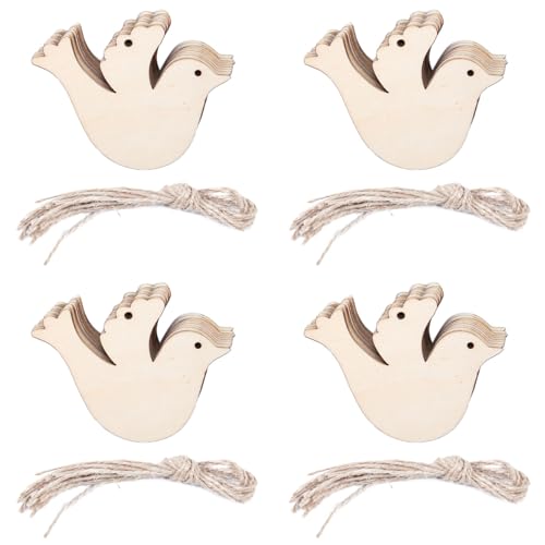 Giwnhvx 40 Stück Holz für Hochzeitswunschbaum oder Ornament Giwnhvx 40 Stück Holz für Hochzeitswunschbaum oder Ornament von Giwnhvx