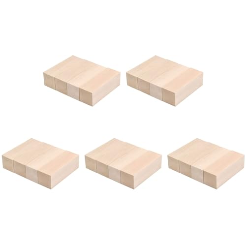 Giwnhvx 5 x große Schnitzholzblöcke, Whittling Blocks, Lindenholz, Schnitzblöcke, unlackiertes Set für Schnitzanfänger Giwnhvx 5 x große Schnitzholzblöcke, Whittling Blocks, Lindenholz, Schnitzblöcke, unlackiertes Set für Schnitzanfänger von Giwnhvx
