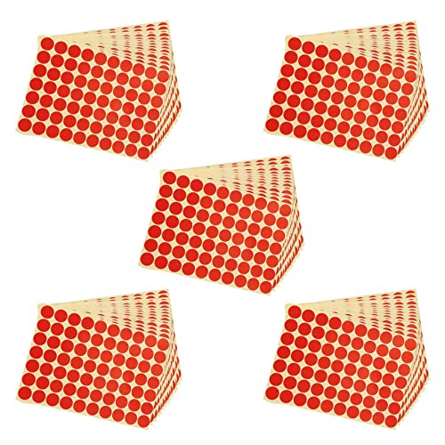 Giwnhvx 75 x 19 mm Kreise, runde Code-Aufkleber, selbstklebend, Rot Giwnhvx 75 x 19 mm Kreise, runde Code-Aufkleber, selbstklebend, Rot von Giwnhvx