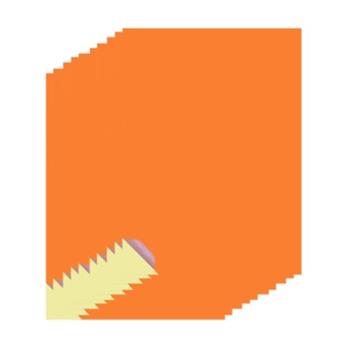 Giwnhvx A4-Aufkleber-Etiketten 21,6 x 29 cm, für Tintenstrahldrucker für Büro, Schule, fluoreszierendes Orange Giwnhvx A4-Aufkleber-Etiketten 21,6 x 29 cm, für Tintenstrahldrucker für Büro, Schule, fluoreszierendes Orange von Giwnhvx