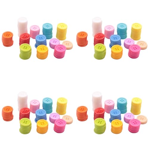 Giwnhvx DIY Nähknöpfe, zufällige Farbe, Set mit 400 Stück für Kinder, DIY-Spielzeug, Kunststoff, zufällige Farbe, 20 mm Giwnhvx DIY Nähknöpfe, zufällige Farbe, Set mit 400 Stück für Kinder, DIY-Spielzeug, Kunststoff, zufällige Farbe, 20 mm von Giwnhvx