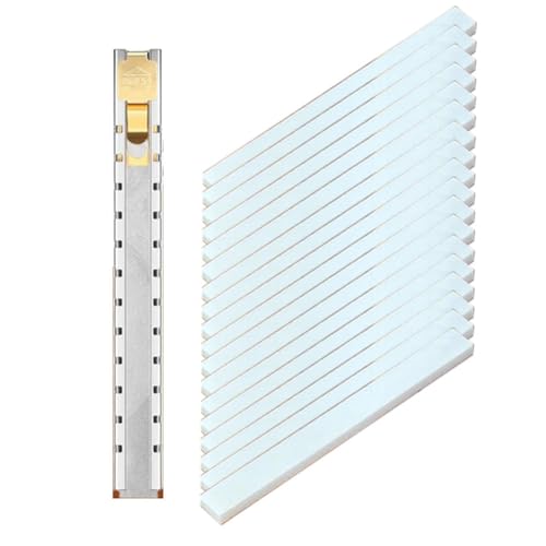 Giwnhvx Flacher Specksteinhalter, Stahl, kleiner Schweißer + 18 natürliche Speckstein-Bleistiftminen, perfekt zum Markieren auf Stahl, Aluminium und Gusseisen Giwnhvx Flacher Specksteinhalter, Stahl, kleiner Schweißer + 18 natürliche Speckstein-Bleistiftminen, perfekt zum Markieren auf Stahl, Aluminium und Gusseisen von Giwnhvx