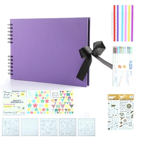 Giwnhvx Fotoalben 80 schwarze Seiten Erinnerungsbücher A4 Bastelpapier DIY Scrapbooking Bild Geburtstag Kinder Geschenk Giwnhvx Fotoalben 80 schwarze Seiten Erinnerungsbücher A4 Bastelpapier DIY Scrapbooking Bild Geburtstag Kinder Geschenk von Giwnhvx