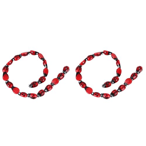 Giwnhvx Glasperlen, Marienkäfer, 15 x 10 mm, Rot, 40 Stück Giwnhvx Glasperlen, Marienkäfer, 15 x 10 mm, Rot, 40 Stück von Giwnhvx