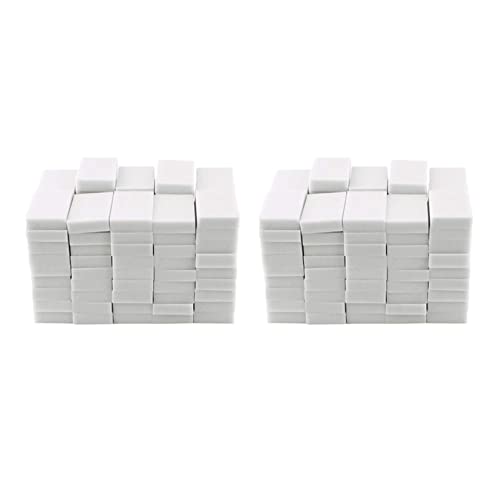 Giwnhvx Magische Reinigungsschwämme, Radiergummi, Haushaltsschwamm, Radiergummi, Reiniger, Schaumreinigung für Küche, Möbel, Auto (100 Stück) von Giwnhvx