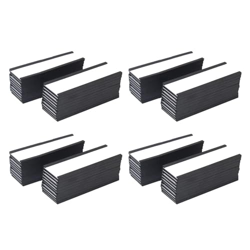 Giwnhvx Magnetischer Etikettenhalter, 10,2 x 4,9 cm, C-K, weiße Papierkarten, Schutzfolie, starker Magnet, sauber und abnehmbar, 80 Stück Giwnhvx Magnetischer Etikettenhalter, 10,2 x 4,9 cm, C-K, weiße Papierkarten, Schutzfolie, starker Magnet, sauber und abnehmbar, 80 Stück von Giwnhvx
