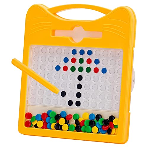 Giwnhvx Magnetisches Zeichenbrett Kinder Magnetisches Zeichenbrett mit bunten Perlen und Zeichenstift für Kinder & Kleinkinder 3-5 Jahre Giwnhvx Magnetisches Zeichenbrett Kinder Magnetisches Zeichenbrett mit bunten Perlen und Zeichenstift für Kinder & Kleinkinder 3-5 Jahre von Giwnhvx