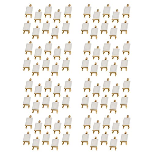 Giwnhvx Mini-Staffelei mit Leinwand, 80 Sets, 8 x 8 cm, Tischnummern, Malen, Hobby, Malen, Basteln Giwnhvx Mini-Staffelei mit Leinwand, 80 Sets, 8 x 8 cm, Tischnummern, Malen, Hobby, Malen, Basteln von Giwnhvx