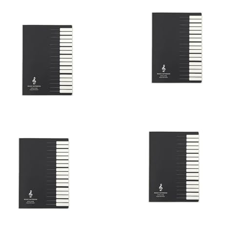 Giwnhvx Notennotizbuch, 5 Zeilen, 4 Stück Giwnhvx Notennotizbuch, 5 Zeilen, 4 Stück von Giwnhvx