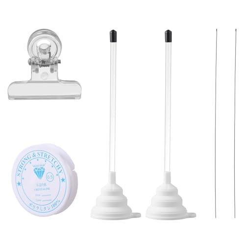 Giwnhvx Perlen-Trichter-Set für Armbänder, kann Tonperlen-Spinner ersetzen, Perlennadeln, Armbandherstellungs-Set Giwnhvx Perlen-Trichter-Set für Armbänder, kann Tonperlen-Spinner ersetzen, Perlennadeln, Armbandherstellungs-Set von Giwnhvx