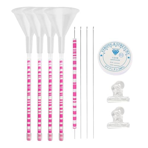 Giwnhvx Perlen-Trichter-Set zur Herstellung von Armbändern, Perlennadeln, Armbandherstellung für Schmuckherstellung, Halskettenherstellung Giwnhvx Perlen-Trichter-Set zur Herstellung von Armbändern, Perlennadeln, Armbandherstellung für Schmuckherstellung, Halskettenherstellung von Giwnhvx