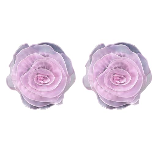 Giwnhvx Rosa mehrschichtige dreidimensionale Gaze-Blumen-Corsage Hochzeitskleid Applikation Dekoration DIY dekorative Blumen Giwnhvx Rosa mehrschichtige dreidimensionale Gaze-Blumen-Corsage Hochzeitskleid Applikation Dekoration DIY dekorative Blumen von Giwnhvx