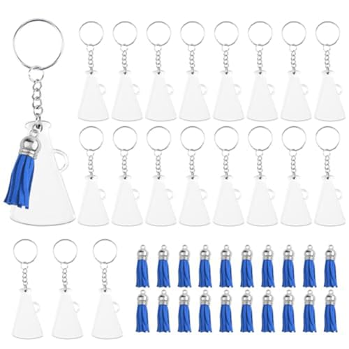 Giwnhvx Schlüsselanhänger Cheer Schlüsselanhänger mit Quaste für DIY Handwerk Projekt Abschluss Geschenk 1 Set Blau Giwnhvx Schlüsselanhänger Cheer Schlüsselanhänger mit Quaste für DIY Handwerk Projekt Abschluss Geschenk 1 Set Blau von Giwnhvx