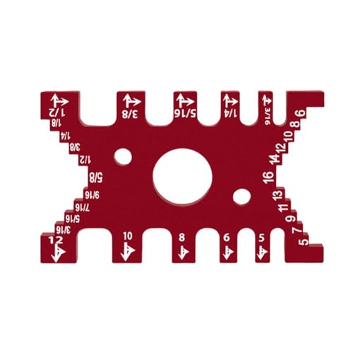Giwnhvx Schwalbenschwanzvorrichtung, Holzbearbeitung, Zapfenspaltlehre, Messkarte, Aluminiumlegierung, Tiefenmesser für Zapfenschneider, Fräser-Bit, einfache Installation B Giwnhvx Schwalbenschwanzvorrichtung, Holzbearbeitung, Zapfenspaltlehre, Messkarte, Aluminiumlegierung, Tiefenmesser für Zapfenschneider, Fräser-Bit, einfache Installation B von Giwnhvx