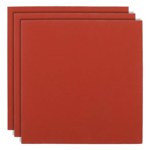 Giwnhvx Silikon-Wärmematte, 3 Stück, 15 x 15 cm, Silikon-Pad für flache Wärmeübertragungen, Ersatzteil-Pad Giwnhvx Silikon-Wärmematte, 3 Stück, 15 x 15 cm, Silikon-Pad für flache Wärmeübertragungen, Ersatzteil-Pad von Giwnhvx