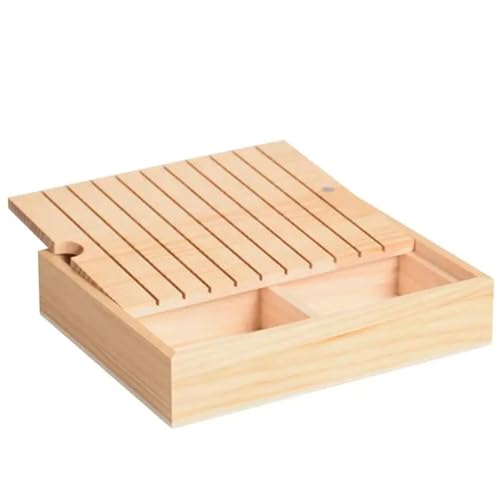 Giwnhvx Stickgarn-Organizer aus Holz, 10 lange Fächer, 3 Bodenfächer, Spulen-Organizer für Nähzubehör Giwnhvx Stickgarn-Organizer aus Holz, 10 lange Fächer, 3 Bodenfächer, Spulen-Organizer für Nähzubehör von Giwnhvx