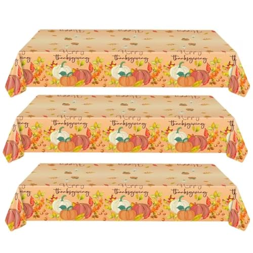 Giwnhvx Tischdecke für Thanksgiving, Herbst, Kürbis, Ahornblatt, Herbsterntezeit, Zuhause, Abendessen, Küche, Partys, Urlaubsdekoration Giwnhvx Tischdecke für Thanksgiving, Herbst, Kürbis, Ahornblatt, Herbsterntezeit, Zuhause, Abendessen, Küche, Partys, Urlaubsdekoration von Giwnhvx