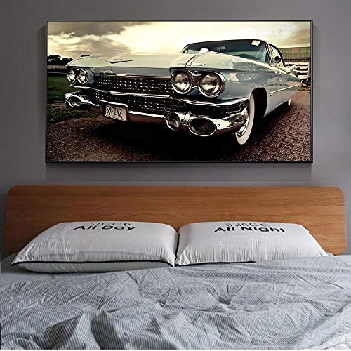 Diamond Painting Full Set Diamant Painting Bilder Groß 5d Diamant Painting für Erwachsene Kinder Voll Strass Daiments Painting Diamant Malerei Kits Oldtimer Oldtimer Vintage Square Drill 60x30cm von Giyuco