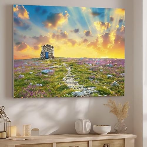 Malen nach Zahlen Erwachsene Sonnenuntergang, Malen nach Zahlen Haus DIY Handgemalt Ölgemälde Kit Hobby Erwachsene Kreativ Mit Pinseln und Acrylfarbe Knitterfreie Leinwand Kit, Home Deko 50x70cm J-586 Malen nach Zahlen Erwachsene Sonnenuntergang, Malen nach Zahlen Haus DIY Handgemalt Ölgemälde Kit Hobby Erwachsene Kreativ Mit Pinseln und Acrylfarbe Knitterfreie Leinwand Kit, Home Deko 50x70cm J-586 von Giyuco