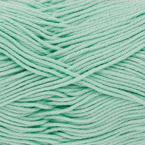 King Cole 1262423 Giza Baumwollgarn, 4-lagig, mintfarben, 158 m, 50 g von King Cole