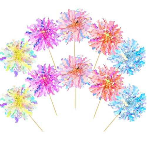 Gjinxi 10 Stück Tortendeko Feuerwerk, Bunte Kuchen Deko Geburtstag für Torte Tortendeko Hochzeit Schmetterlinge Kuchen Deko Frauen Männer zum Cupcake Muffin Deko Gjinxi 10 Stück Tortendeko Feuerwerk, Bunte Kuchen Deko Geburtstag für Torte Tortendeko Hochzeit Schmetterlinge Kuchen Deko Frauen Männer zum Cupcake Muffin Deko von Gjinxi