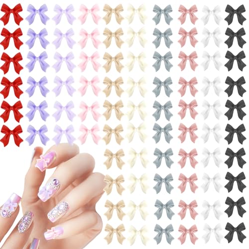 Gjinxi 150 Stück 3D Bunte Schleifenknoten-Nagelstecker-Strasssteine, Nail Art Dekoration Schleifenknoten Nagelanhänger Set Kristall für Nagelsteine, DIY-Dekoration, Schmucksteine, Strasssteine Gjinxi 150 Stück 3D Bunte Schleifenknoten-Nagelstecker-Strasssteine, Nail Art Dekoration Schleifenknoten Nagelanhänger Set Kristall für Nagelsteine, DIY-Dekoration, Schmucksteine, Strasssteine von Gjinxi