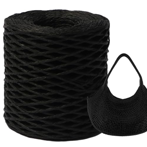 GjnjfdF 150 m Bastschnur, bunt, Cordeline, Raphia, Rollen, Papierband, Raphia, matte Textur, natürliche Farbe, Strickgarn für Hut zum Verpacken GjnjfdF 150 m Bastschnur, bunt, Cordeline, Raphia, Rollen, Papierband, Raphia, matte Textur, natürliche Farbe, Strickgarn für Hut zum Verpacken von GjnjfdF