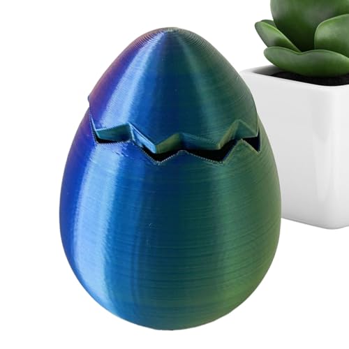 GjnjfdF Eier zum Befüllen, Leere Ostereier - Bunte Eier mit springendem Boden gedruckt - -Themenparty-Zubehör, Ferienhaus Tischdekoration, kleine Eier für GjnjfdF Eier zum Befüllen, Leere Ostereier - Bunte Eier mit springendem Boden gedruckt - -Themenparty-Zubehör, Ferienhaus Tischdekoration, kleine Eier für von GjnjfdF
