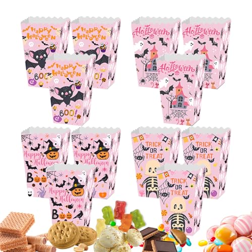 GjnjfdF Halloween-Popcorn-Boxen Für Partys | Popcorn Party-Mitgebsel 12 Stück Boxen,Halloween Behälter Für Süßigkeiten Kekse Knabbereien GjnjfdF Halloween-Popcorn-Boxen Für Partys | Popcorn Party-Mitgebsel 12 Stück Boxen,Halloween Behälter Für Süßigkeiten Kekse Knabbereien von GjnjfdF