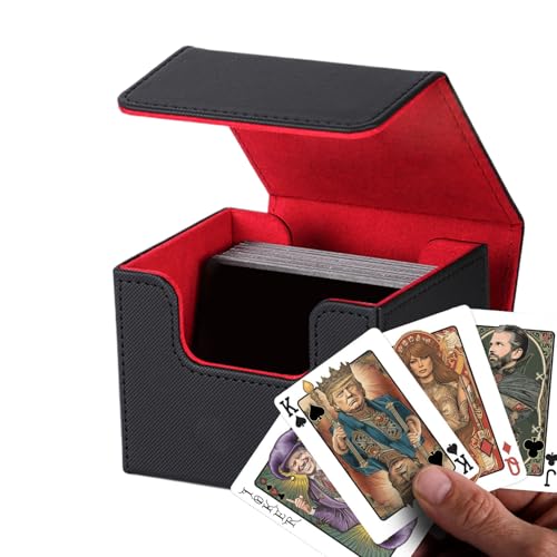 GjnjfdF Kartenspielspeicher, Kartenspeicherbox - Deck -Tragetasche enthält 120+ Kartenspeicher,Großer Organisator, tragbarer schockdes Beschützer für Party, Spieleabend, Schulveranstaltungen, Reisen GjnjfdF Kartenspielspeicher, Kartenspeicherbox - Deck -Tragetasche enthält 120+ Kartenspeicher,Großer Organisator, tragbarer schockdes Beschützer für Party, Spieleabend, Schulveranstaltungen, Reisen von GjnjfdF