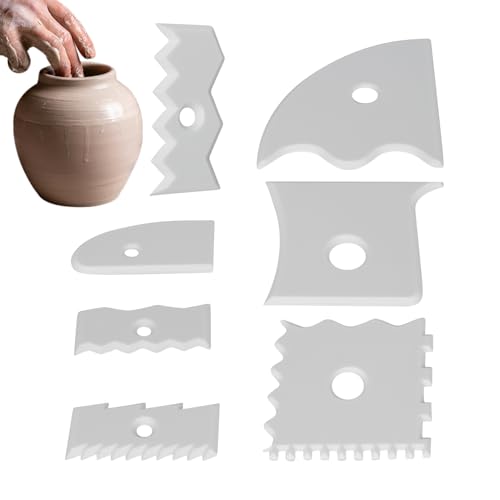 GjnjfdF Keramik Werkzeuge - 7-Teilige Tonrippen-Set Für Texturierung - Ergonomisches Modellierwerkzeug Zubehör Für Hobbykünstler Und Erwachsene Anfänger Im Hausgebrauch GjnjfdF Keramik Werkzeuge - 7-Teilige Tonrippen-Set Für Texturierung - Ergonomisches Modellierwerkzeug Zubehör Für Hobbykünstler Und Erwachsene Anfänger Im Hausgebrauch von GjnjfdF
