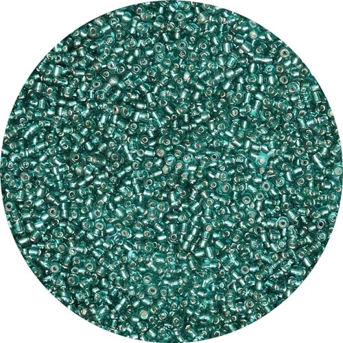 2mm Dunkelgrün Rocailles Perlen für Armbänder, 12/0 Kleine Glasperlen zum Auffädeln, 10000 Stück Pony Bastelperlen für DIY Halskette Ohrring Schmuckherstellung 2mm Dunkelgrün Rocailles Perlen für Armbänder, 12/0 Kleine Glasperlen zum Auffädeln, 10000 Stück Pony Bastelperlen für DIY Halskette Ohrring Schmuckherstellung von Gkelaly