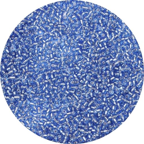 3mm Bunte Kleine Perlen zum Auffädeln für Armbänder, 5000 Stück Rocailles Bastelperlen Glasperlen für DIY Halskette Ohrring Schmuck Handwerk von Gkelaly