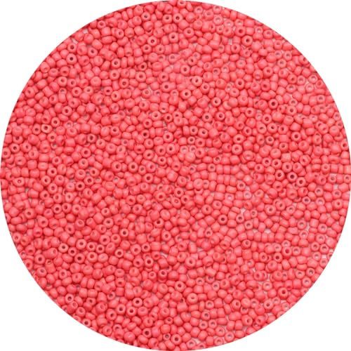 2mm Glasperlen für Armbänder, 10000 Stück Rocailles Perlen für Schmuckherstellung, Hellrot Perlen Round Kleine Perlen für DIY Halskette Ohrring Schlüsselanhänger 2mm Glasperlen für Armbänder, 10000 Stück Rocailles Perlen für Schmuckherstellung, Hellrot Perlen Round Kleine Perlen für DIY Halskette Ohrring Schlüsselanhänger von Gkelaly