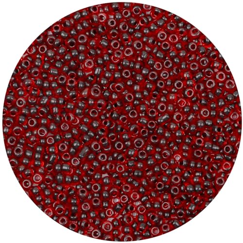 4mm Glasperlen für Armbänder, 2000 Stück Rocailles Perlen für Schmuckherstellung, Weinrot Round Kleine Perlen für DIY Halskette Ohrring Schlüsselanhänger 4mm Glasperlen für Armbänder, 2000 Stück Rocailles Perlen für Schmuckherstellung, Weinrot Round Kleine Perlen für DIY Halskette Ohrring Schlüsselanhänger von Gkelaly