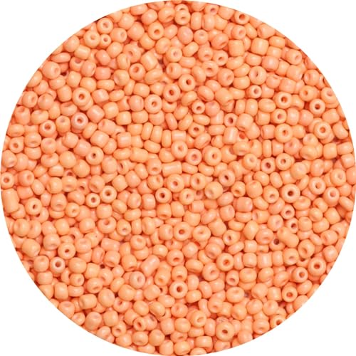 4mm Glasperlen für Armbänder, 2000 Stück Rocailles Perlen für Schmuckherstellung, Orange Kleine Perlen für DIY Halskette Ohrring Schlüsselanhänger 4mm Glasperlen für Armbänder, 2000 Stück Rocailles Perlen für Schmuckherstellung, Orange Kleine Perlen für DIY Halskette Ohrring Schlüsselanhänger von Gkelaly