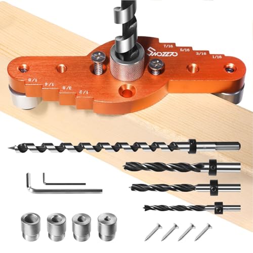 GkgWuxf Bohrerführung für gerade Löcher, Floating-Shelf-Bohrer-Set | Floating Shelf Jig Kit 1/2x11,8 Zoll Dübelbohrer-Set,Installations-Bohrführungs-Zentrier-Hardware-Kit für Regale GkgWuxf Bohrerführung für gerade Löcher, Floating-Shelf-Bohrer-Set | Floating Shelf Jig Kit 1/2x11,8 Zoll Dübelbohrer-Set,Installations-Bohrführungs-Zentrier-Hardware-Kit für Regale von GkgWuxf