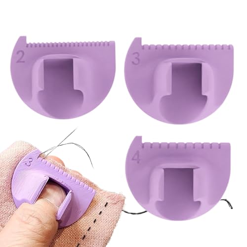 GkgWuxf Nadellehre, Kantenverriegelung, Nählehre – Set mit 3 Schablonen, zum Messen von Daumen, Lineal, Anleitung zum Quilten, Säumen, Basteln, gerade und gebogene Nähte von GkgWuxf