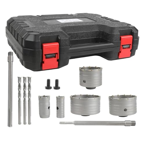 GkgWuxf Wand-Lochsäge-Set,Lochsägen-Bohrer Set Für Beton Und Ziegel | Zubehör Für Metallschneiden Sanitär Elektroinstallation GkgWuxf Wand-Lochsäge-Set,Lochsägen-Bohrer Set Für Beton Und Ziegel | Zubehör Für Metallschneiden Sanitär Elektroinstallation von GkgWuxf