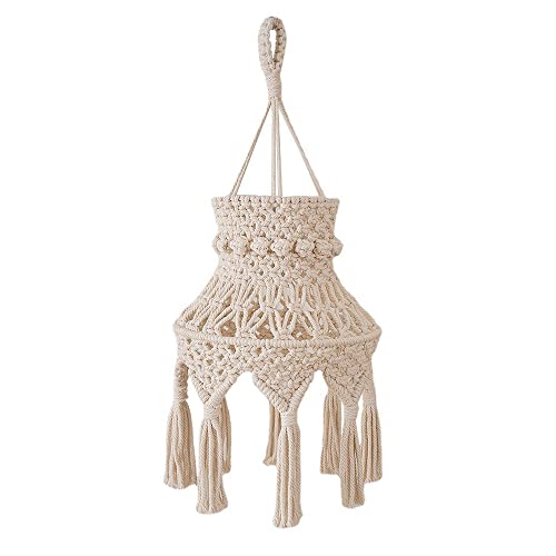 Gkhowiu Makramee Lampenschirm Boho HäNgende Pendel Leuchte Abdeckung, Kronleuchter Schirm FüR Schlafzimmer Wohnzimmer Kinderzimmer Wohnheim Wohnkultur Gkhowiu Makramee Lampenschirm Boho HäNgende Pendel Leuchte Abdeckung, Kronleuchter Schirm FüR Schlafzimmer Wohnzimmer Kinderzimmer Wohnheim Wohnkultur von Gkhowiu