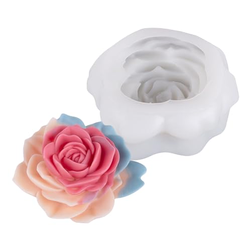 Gkumgwo Blumen-Kerzenform | Gießformen aus Silikon, wiederverwendbare Blumenformen für handgefertigte Kerzen, Seife, Basteln Gkumgwo Blumen-Kerzenform | Gießformen aus Silikon, wiederverwendbare Blumenformen für handgefertigte Kerzen, Seife, Basteln von Gkumgwo