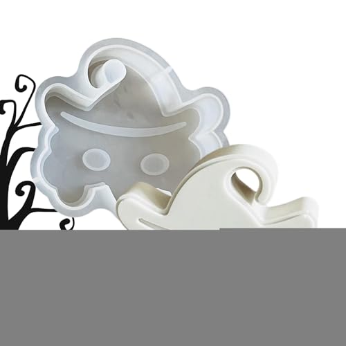 Gkumgwo Halloween Schokoladenformen - Halloween Fondant Form - Handgemachte Dekorationsfiguren Gipsformen Für Knete Epoxidharz Anhänger Seife Schokolade Pralinen von Gkumgwo