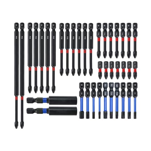 Gkumgwo Magnetische Bohrer für Schrauben, rutschfeste Schraubendreher-Bits, ergonomische Sechskantspitzen für Hausreparatur, Metallbearbeitung, Dachdeckung, Holzbearbeitung, Möbel, Hobby, Handwerk Gkumgwo Magnetische Bohrer für Schrauben, rutschfeste Schraubendreher-Bits, ergonomische Sechskantspitzen für Hausreparatur, Metallbearbeitung, Dachdeckung, Holzbearbeitung, Möbel, Hobby, Handwerk von Gkumgwo